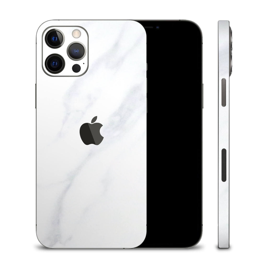 iPhone 12 Pro White Marble Skins