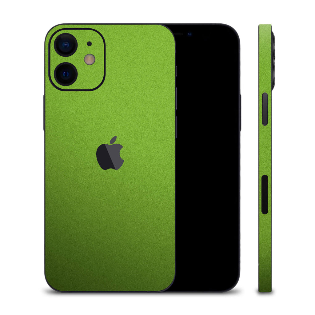 iPhone 12 Mini Textured Matt Green Skins