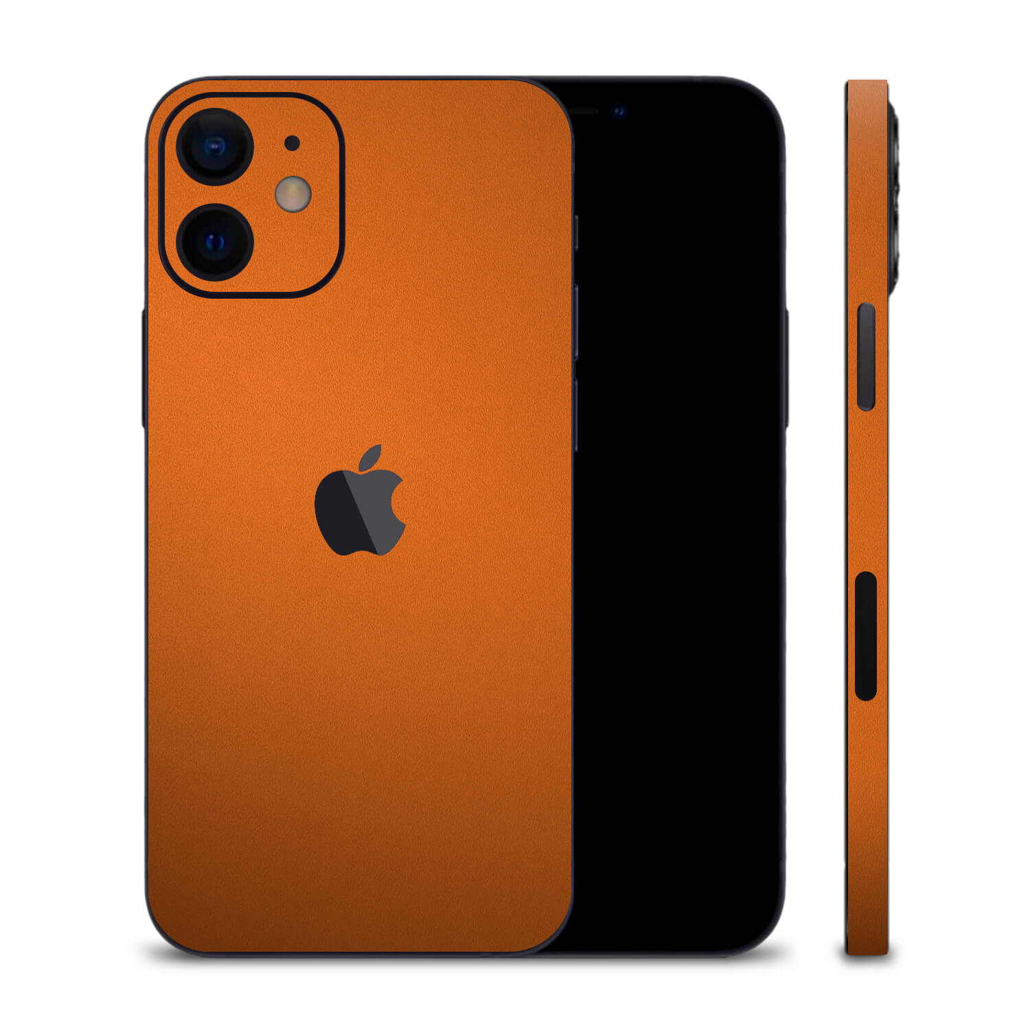 iPhone 12 Textured Matt Orange Skins