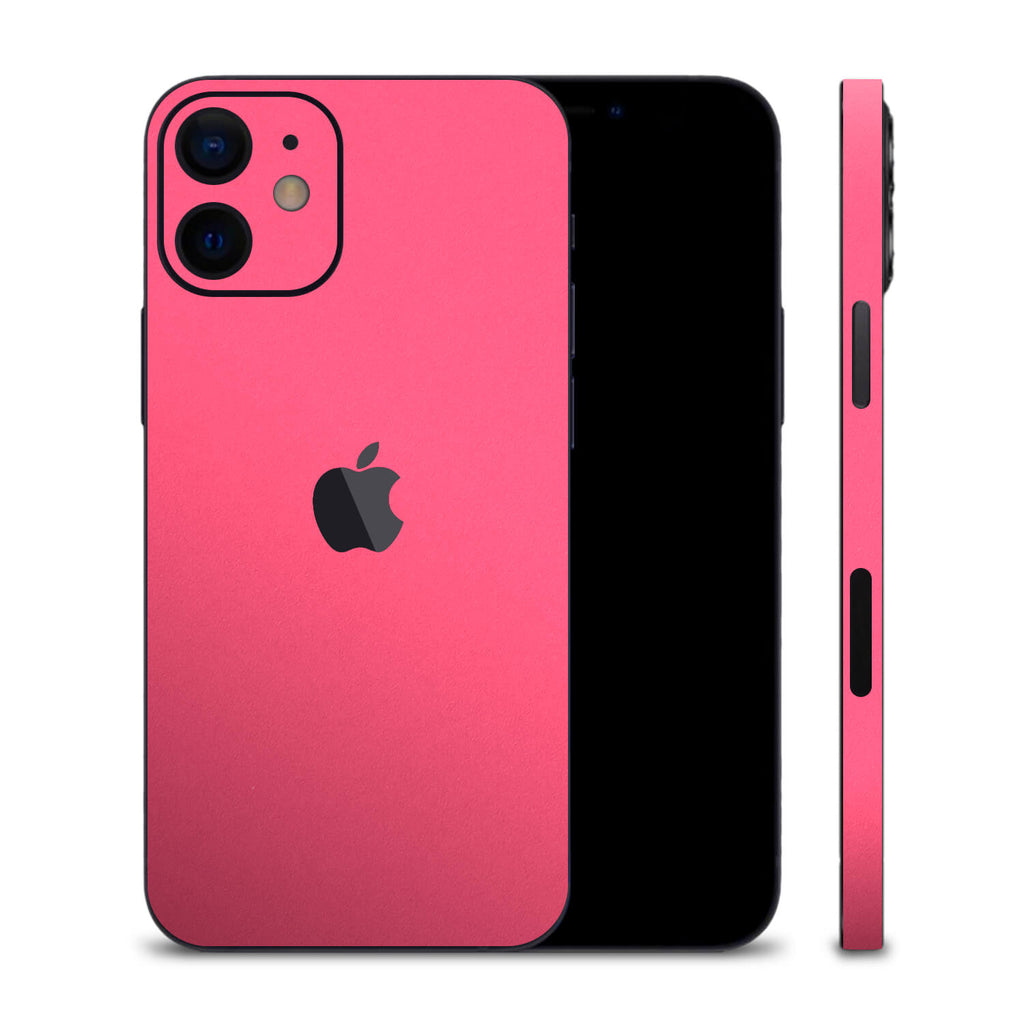 iPhone 12 Textured Matt Pink Skins