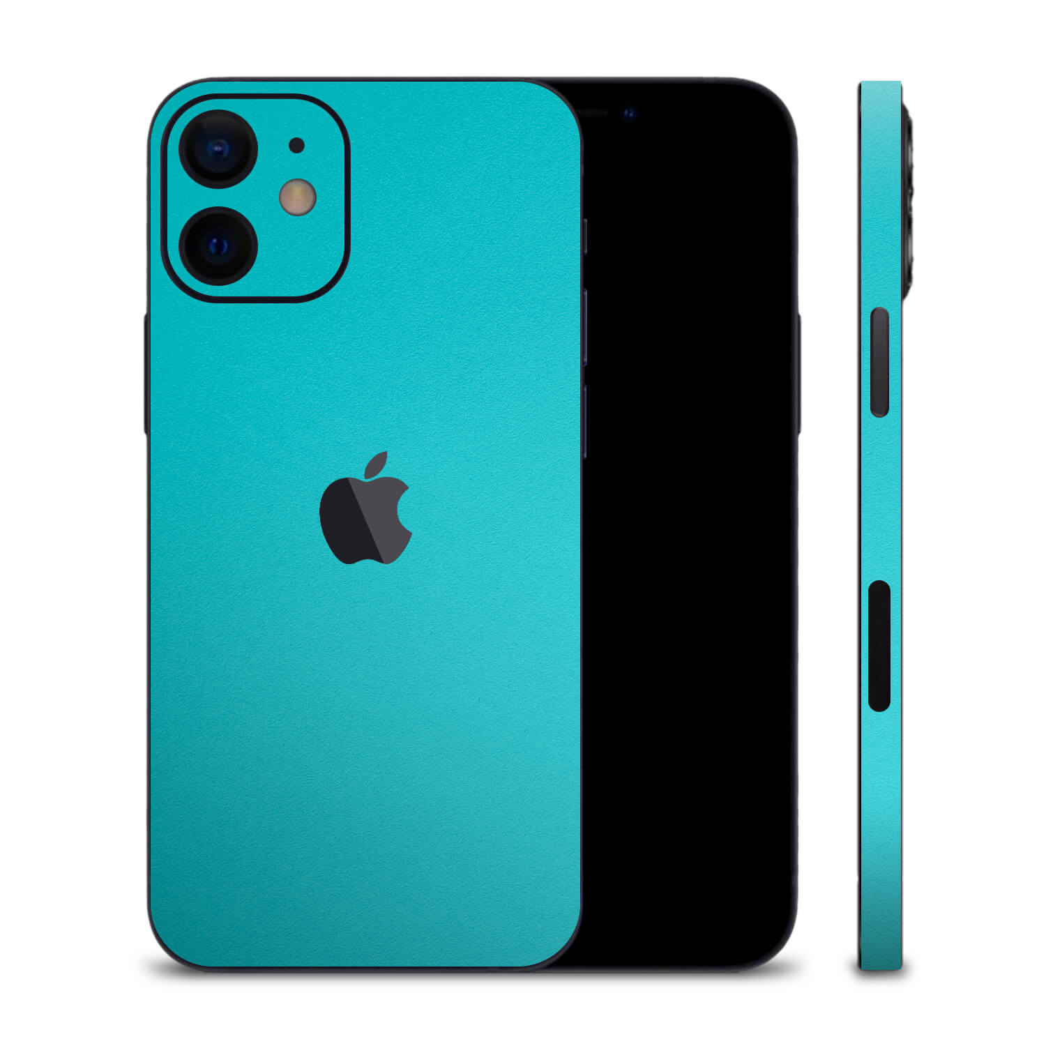 iPhone 12 Textured Matt Turquoise Skins