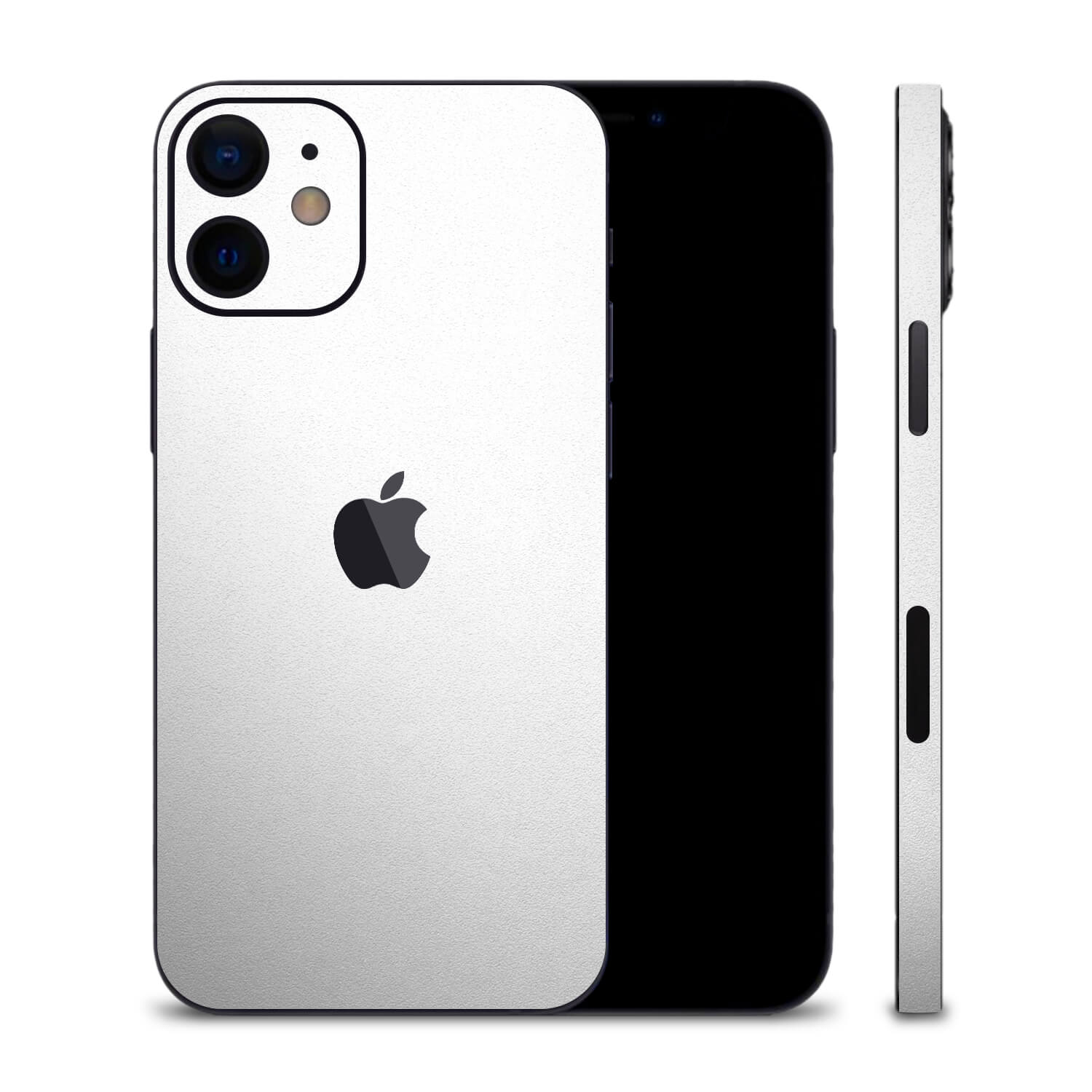 iPhone 12 Textured Matt White Skins