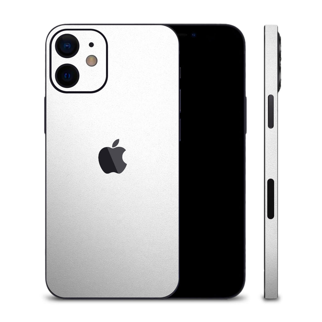 iPhone 12 Textured Matt White Skins