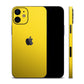 iPhone 12 Mini Textured Matt Yellow Skins
