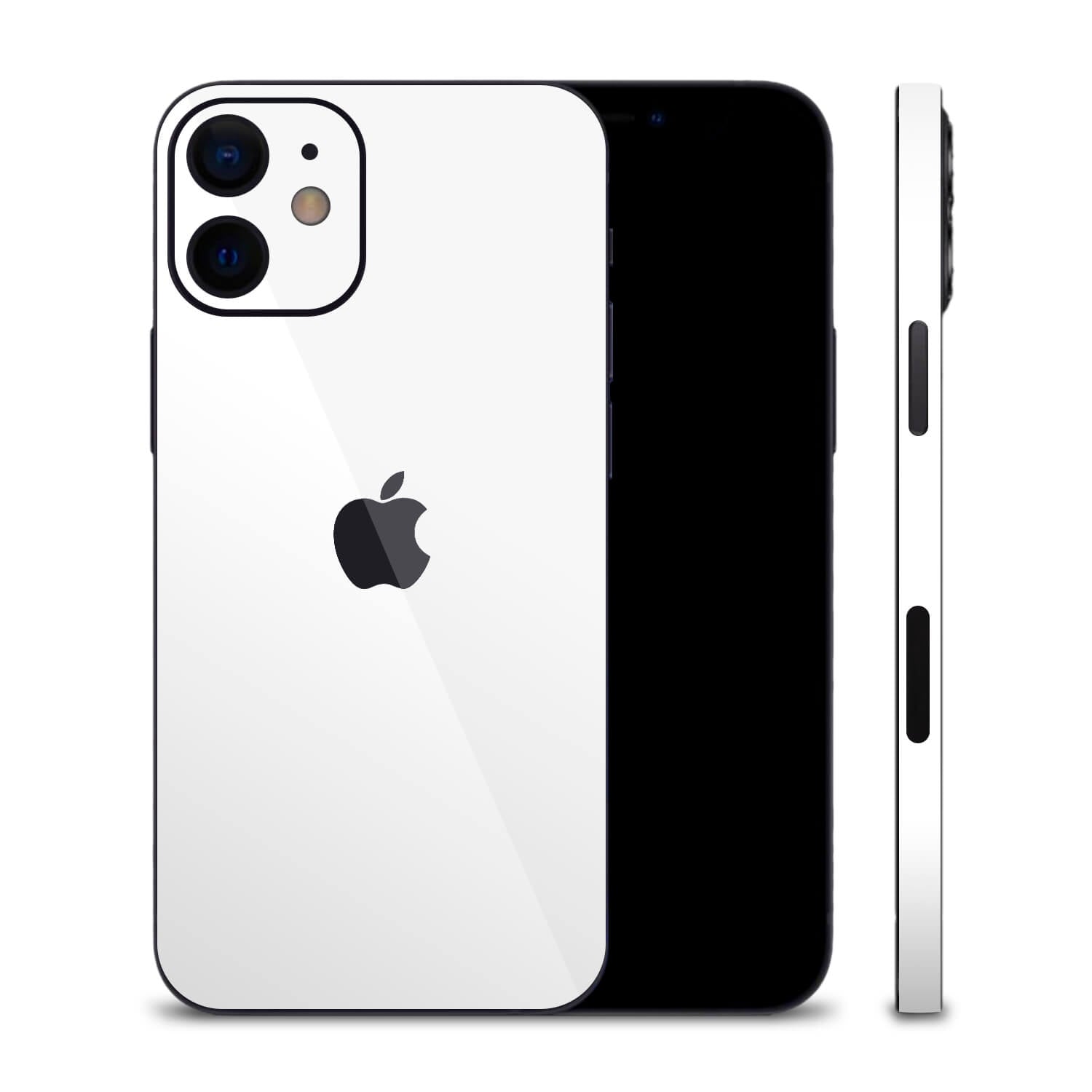 iPhone 12 Mini White Gloss Skins