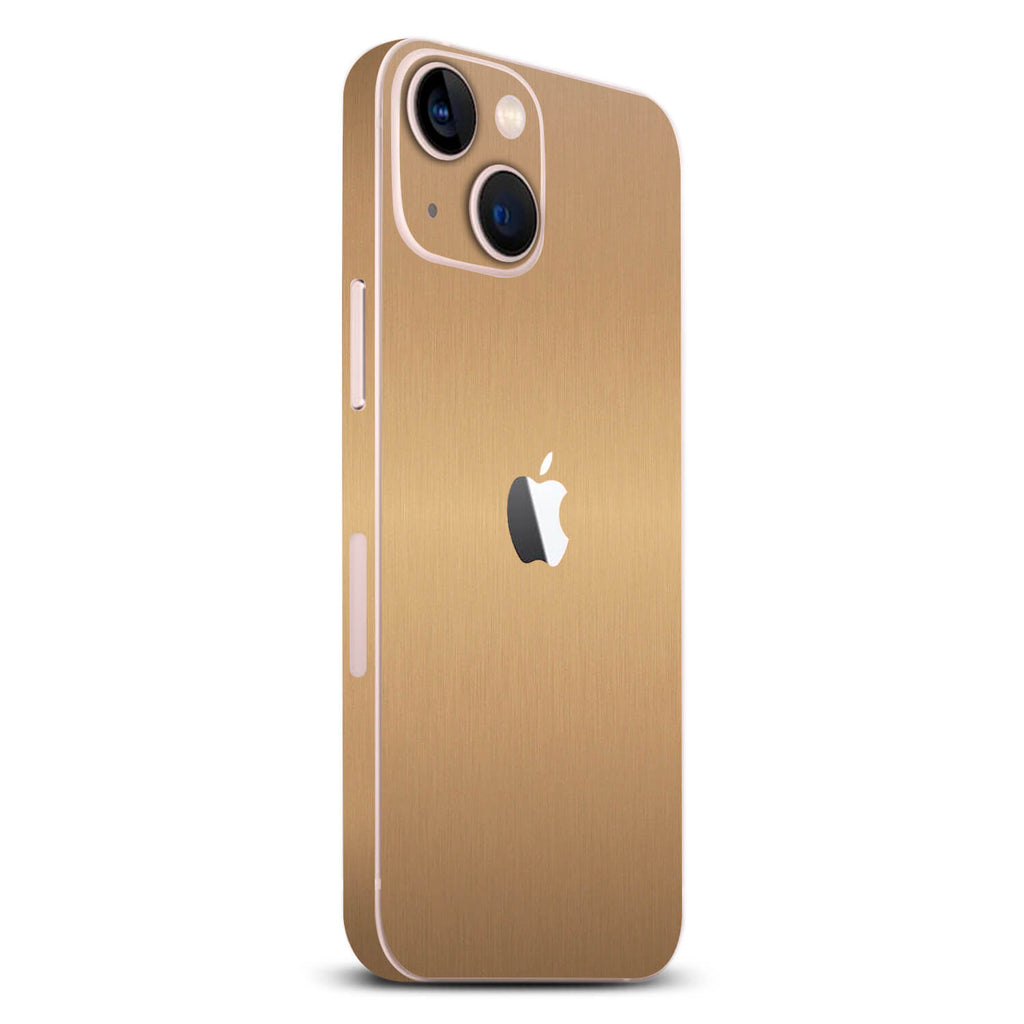 iPhone 13 Mini Brushed gold skins