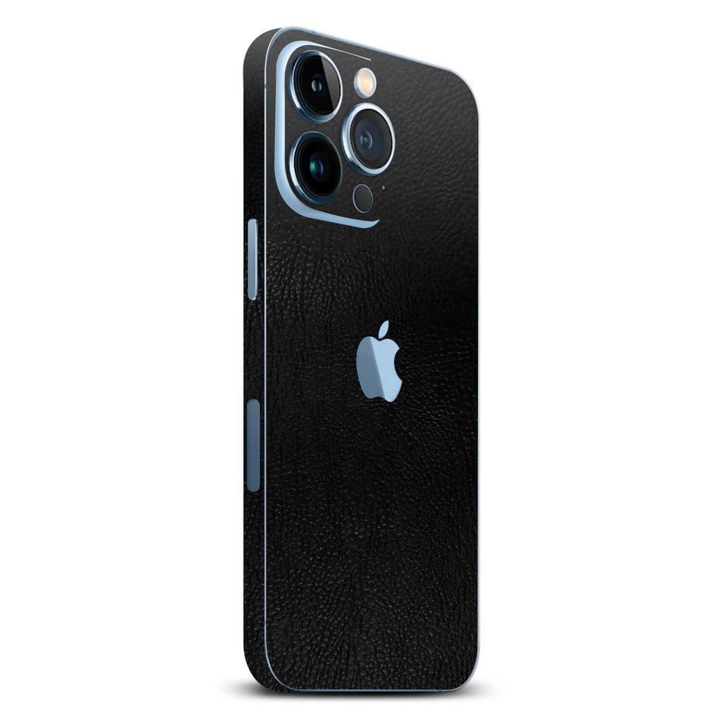 iPhone 13 Pro Black leather skins