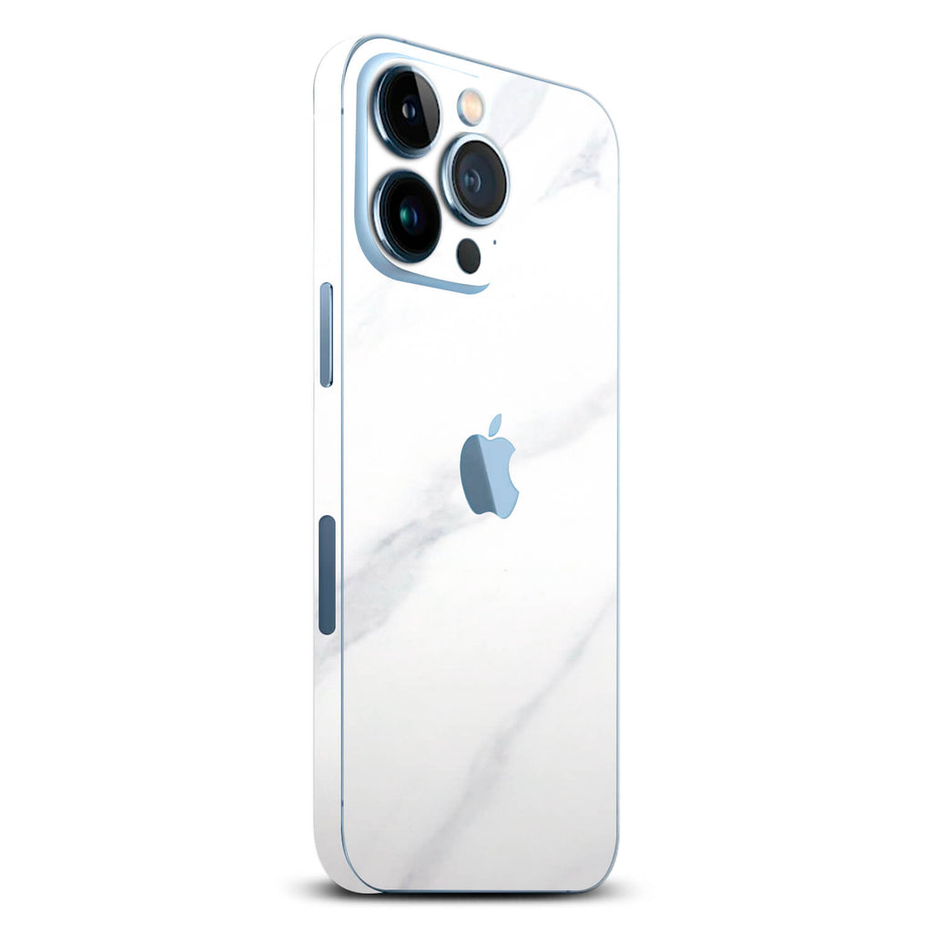 iPhone 13 Pro Max White marble skins
