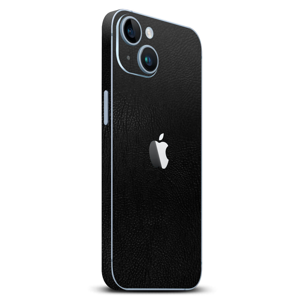 iPhone 14 Black leather skins