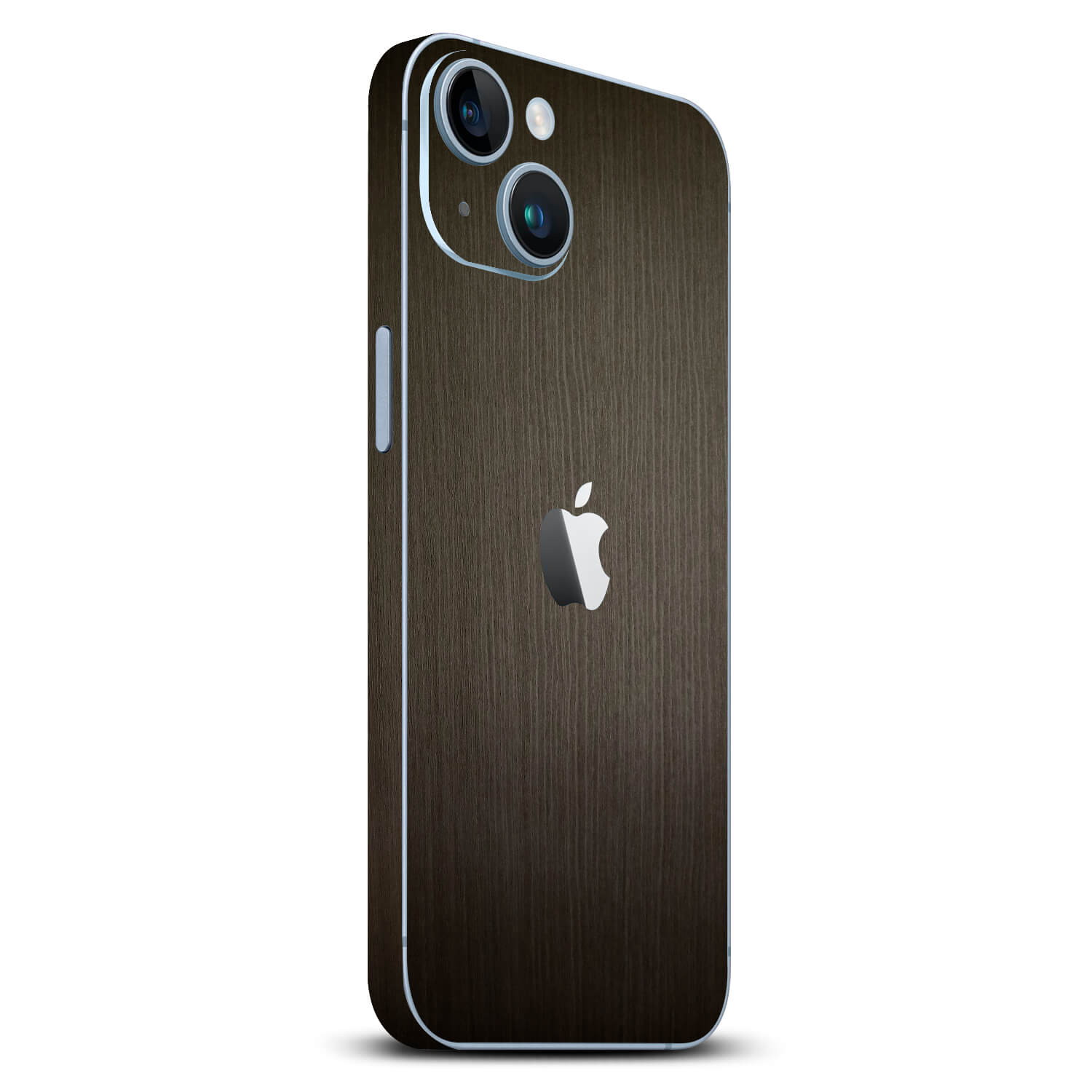 iPhone 14 Plus Silverblack wood skins