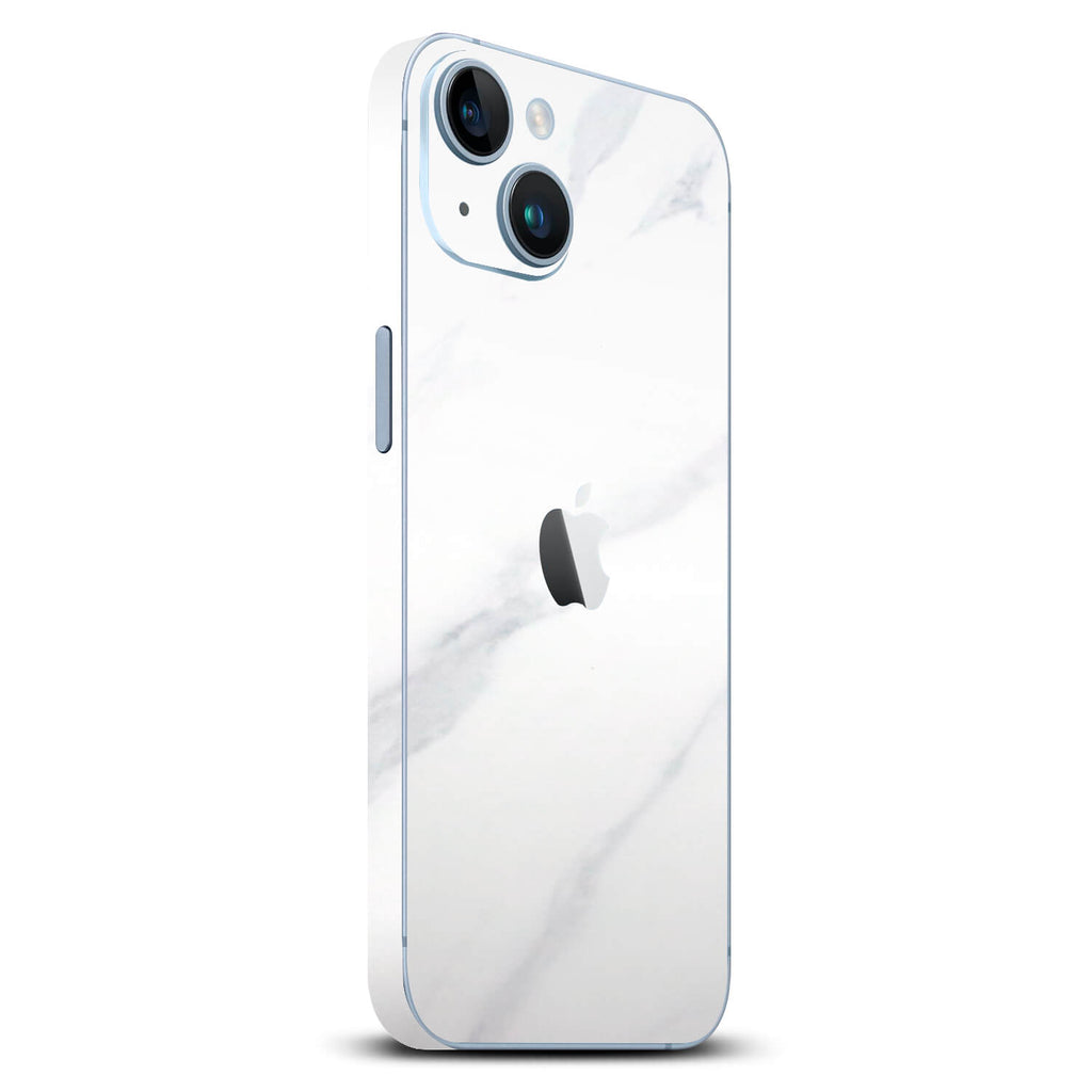 iPhone 14 white marble skins