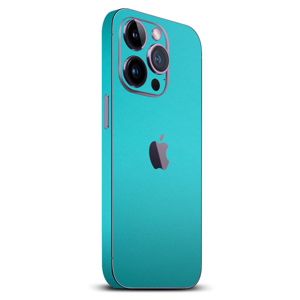 iPhone 14 Pro Textured matt turquoise skins