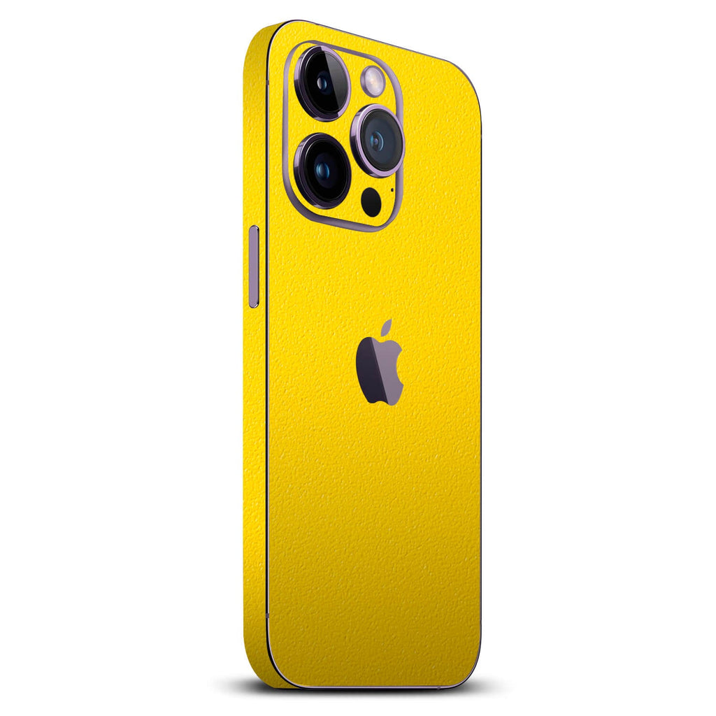 iPhone 14 Pro Max Textured matt yellow skins