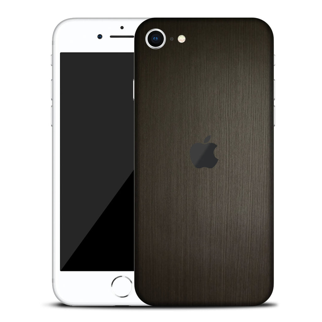 iPhone SE (2022, Gen 3) Silverblack wood skins