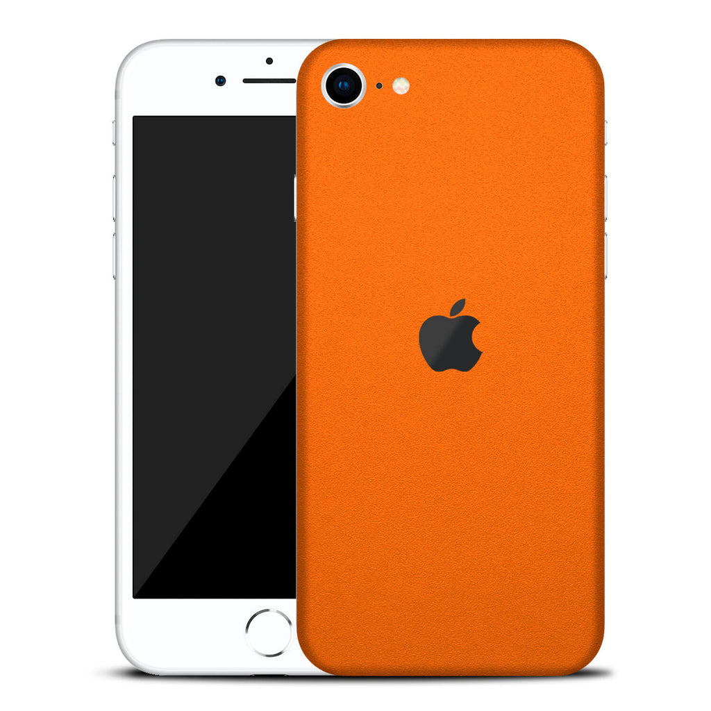 iPhone SE (2022, Gen 3) Textured matt orange skins