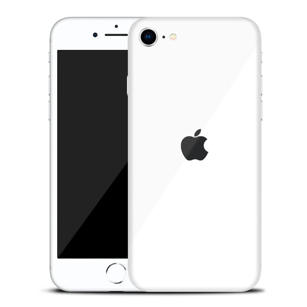 iPhone SE (2020, Gen 2) White Gloss Skins