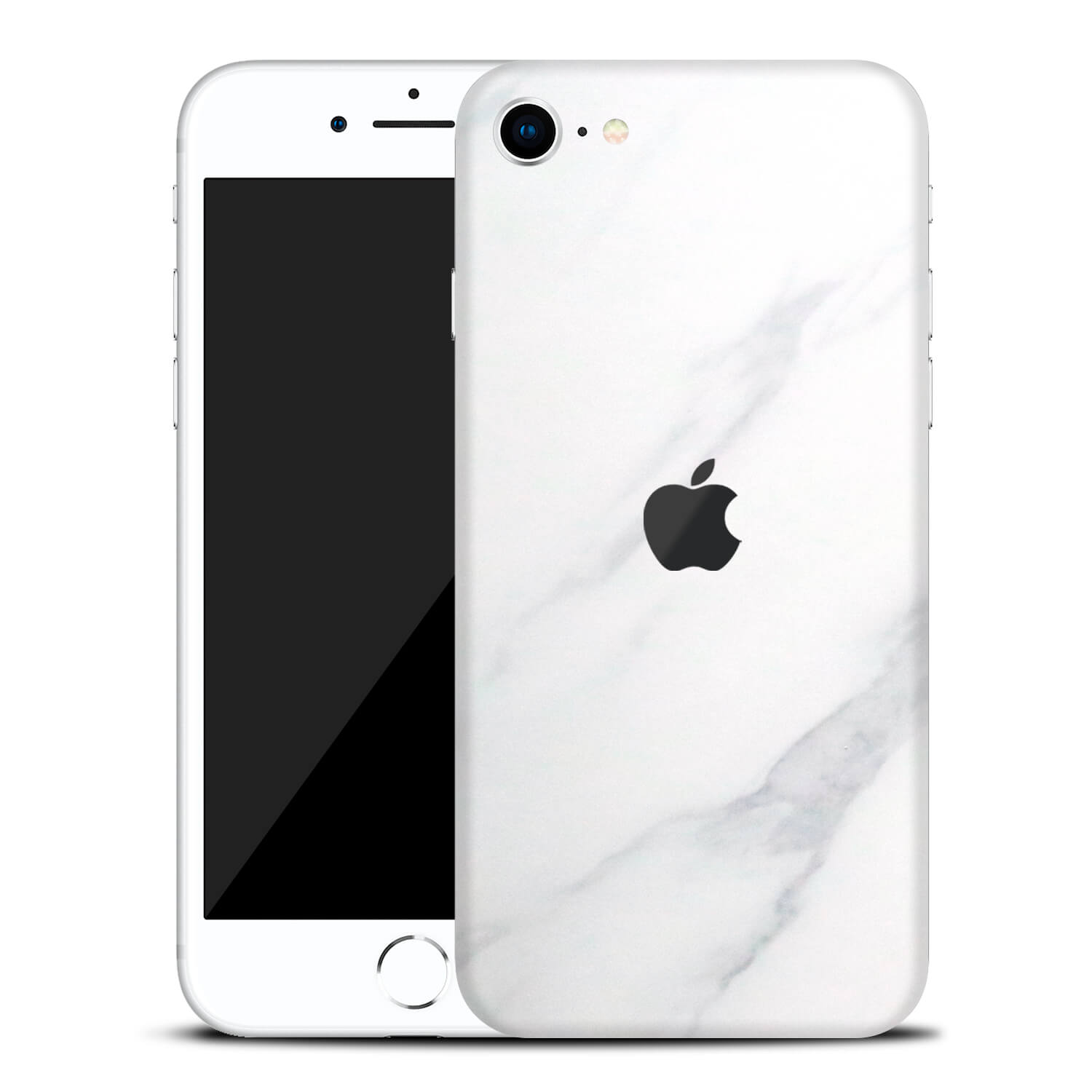 iPhone SE (2020, Gen 2) White Marble Skins