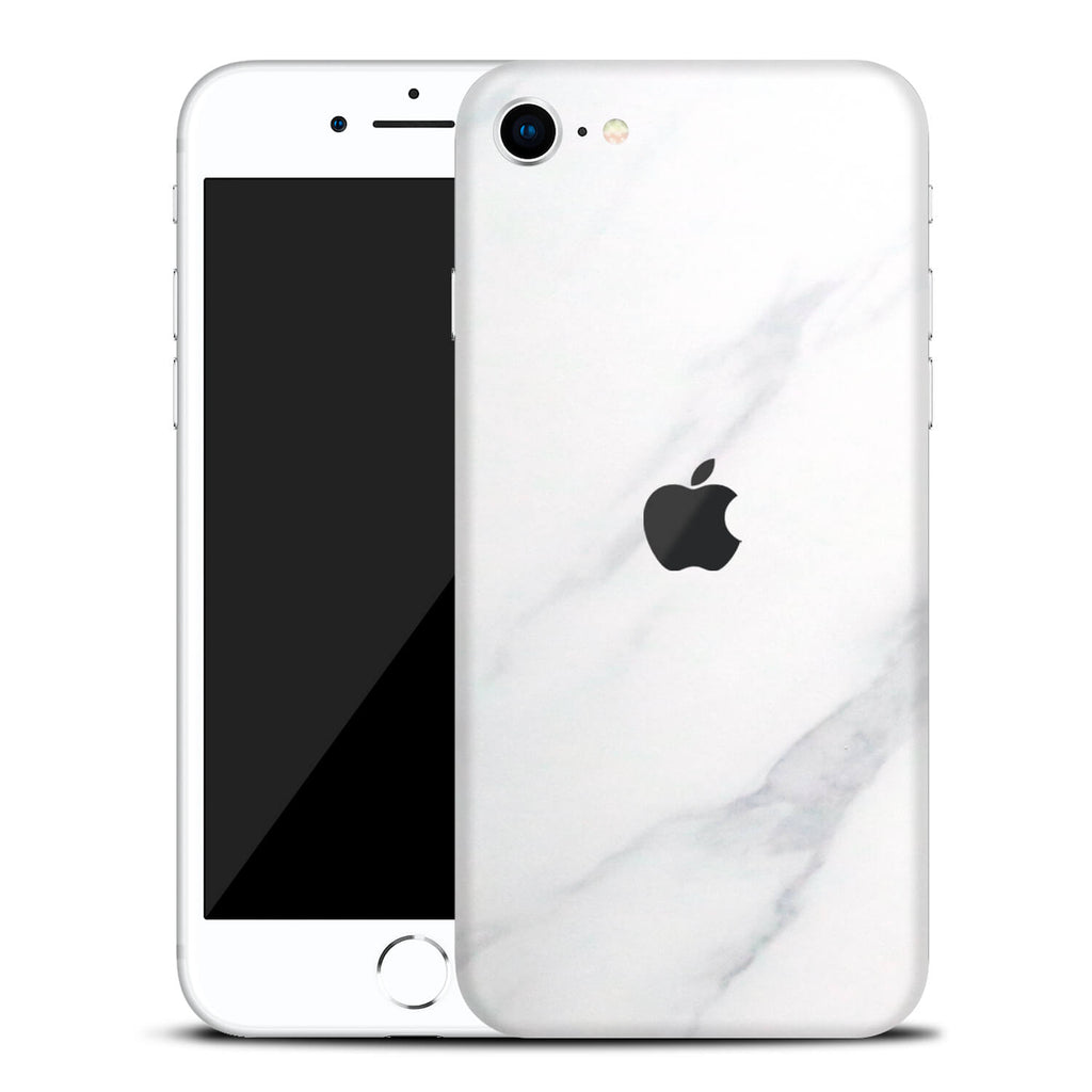 iPhone SE (2022, Gen 3) White marble skins