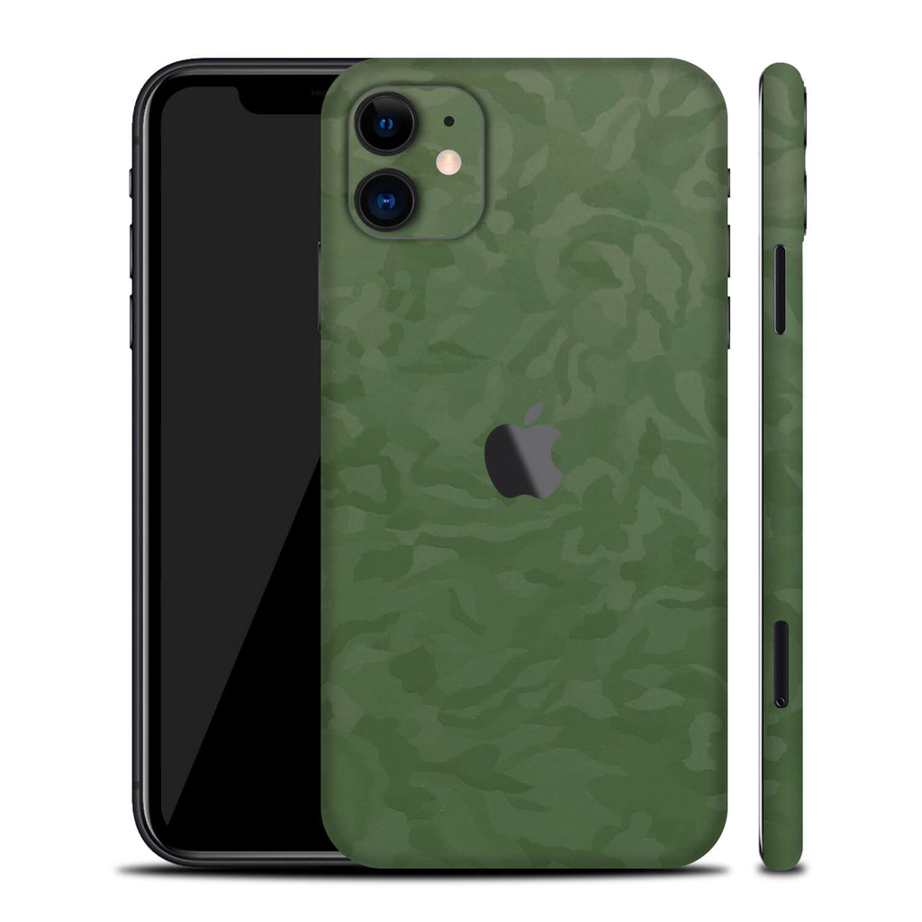 iPhone 11 Green Camo Skins