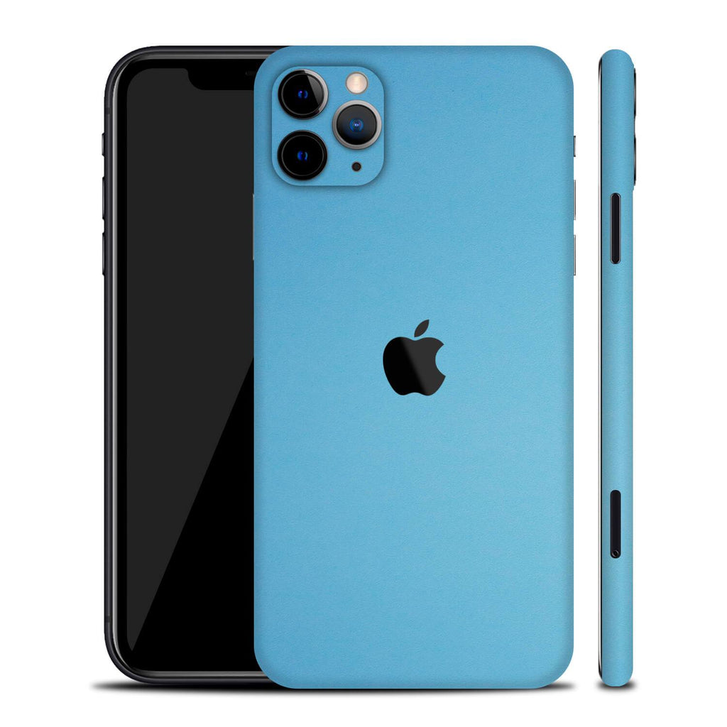 iPhone 11 Pro Textured Matt Light Blue Skins