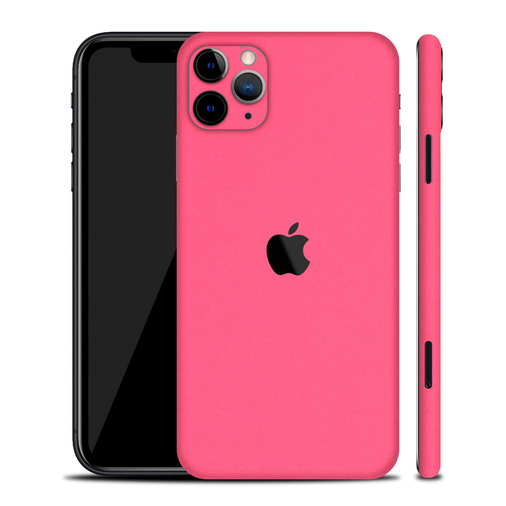 iPhone 11 Pro Textured Matt Pink Skins