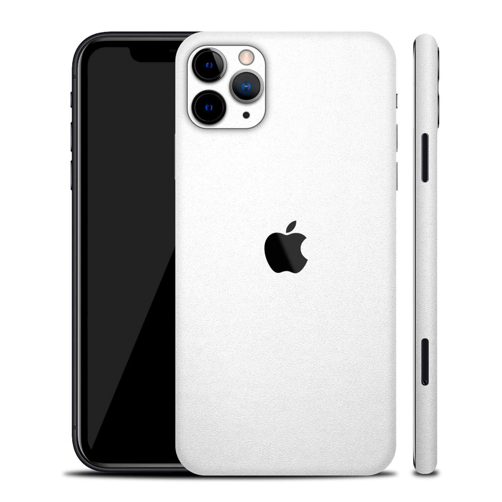 iPhone 11 Pro Textured Matt White Skins
