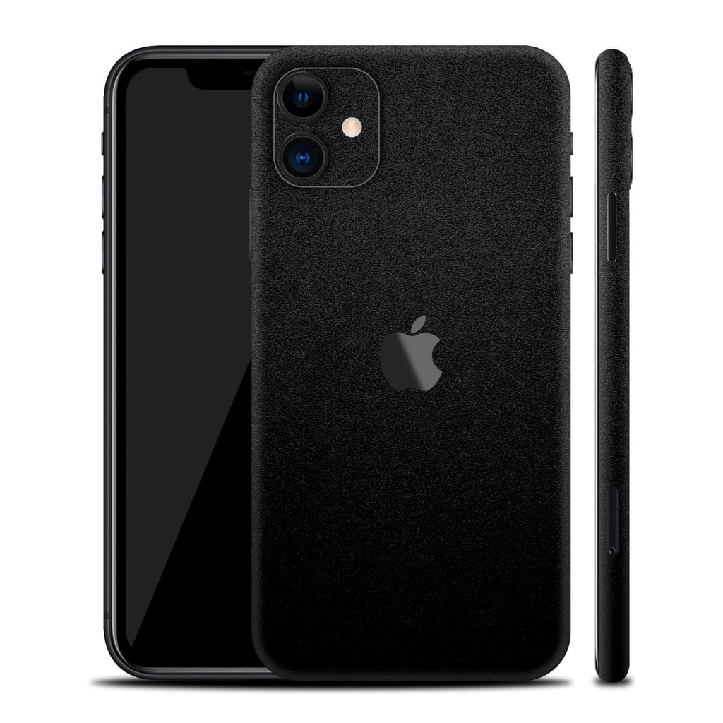 iPhone 11 Textured Matt Black Skins