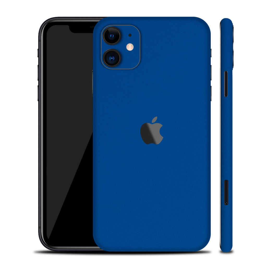 iPhone 11 Textured Matt Royal Blue Skins
