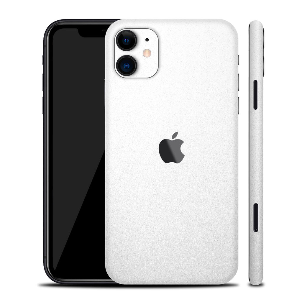 iPhone 11 Textured Matt White Skins