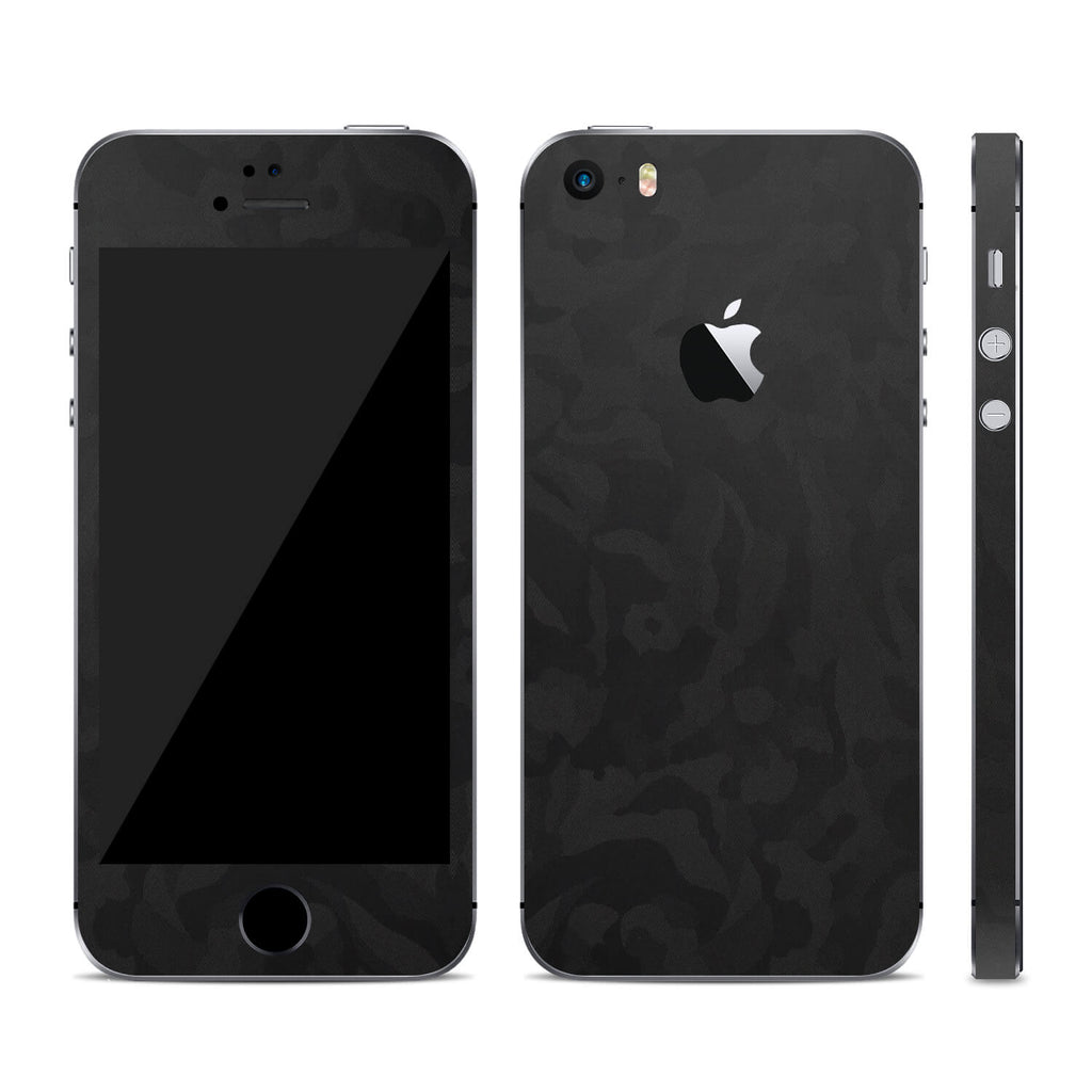 iPhone SE Black Camo Skins