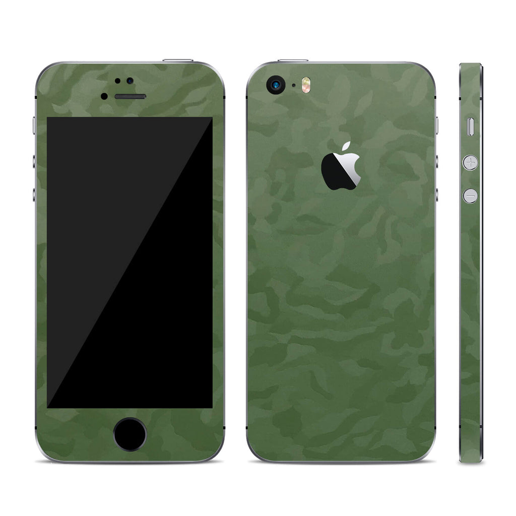 iPhone SE Green Camo Skins