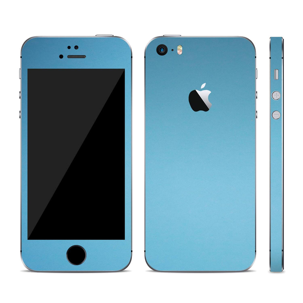 iPhone SE Textured Matt Light Blue Skins