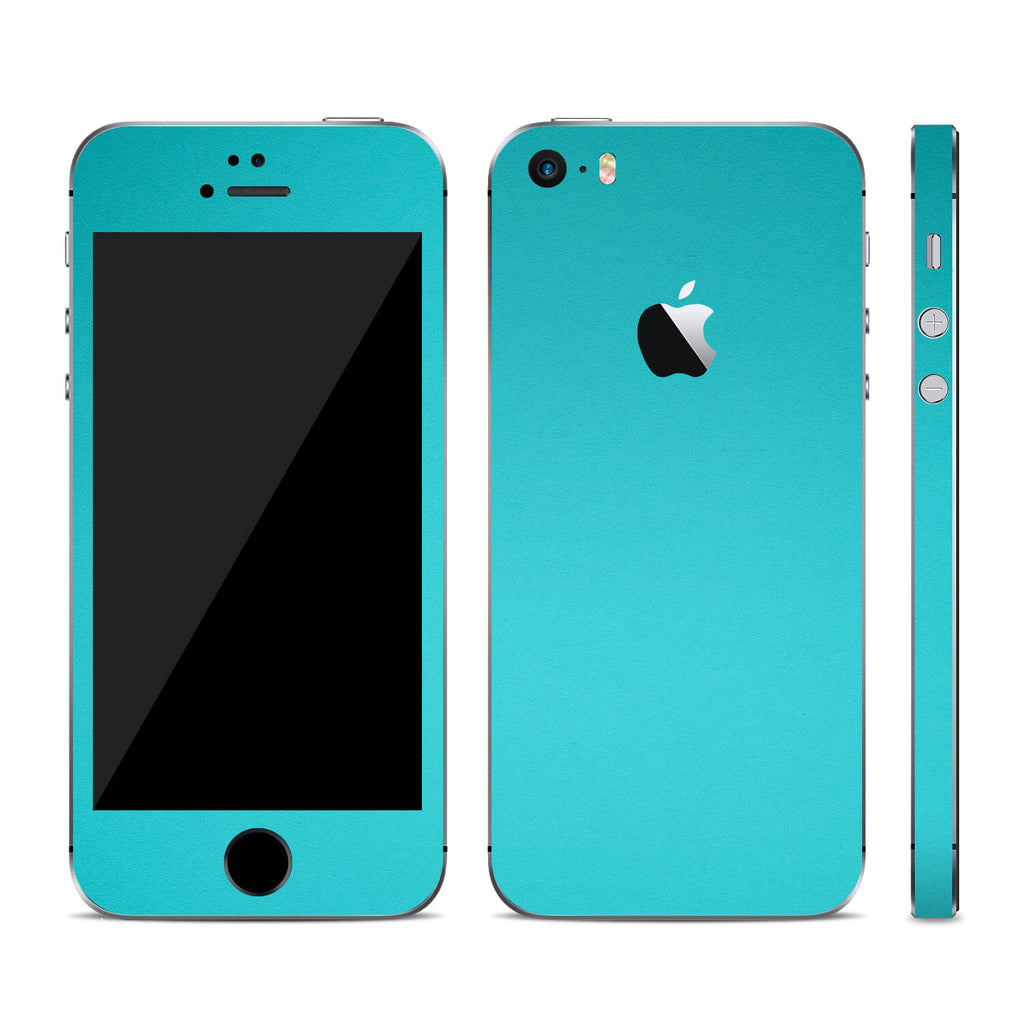 iPhone SE Textured Matt Turquoise Skins