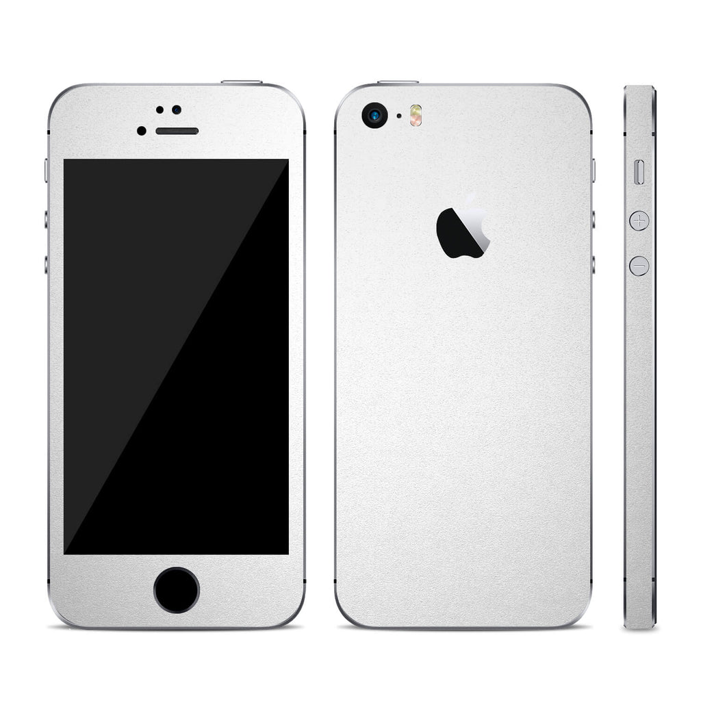 iPhone SE Textured Matt White Skins
