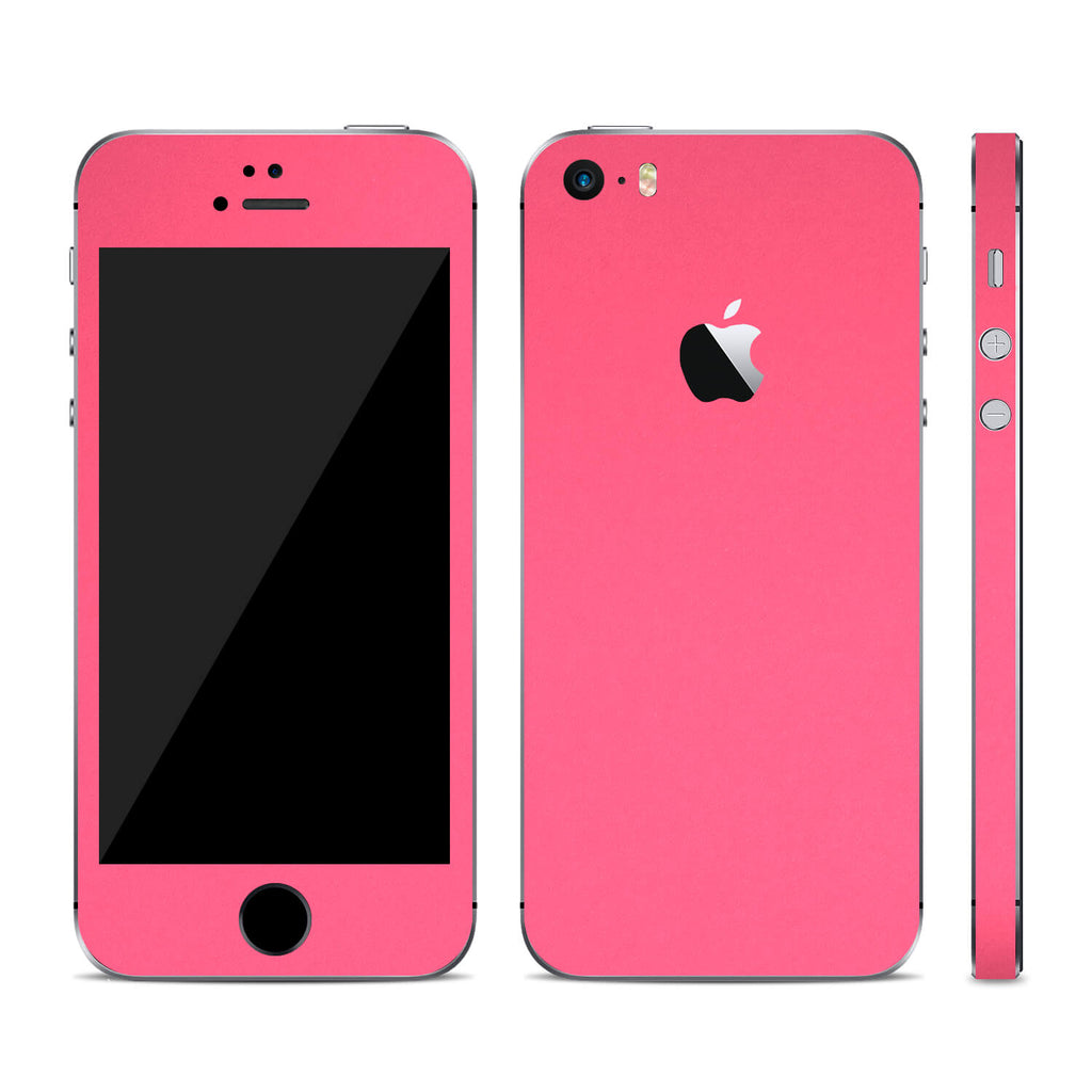 iPhone SE Textured Matt Pink Skins