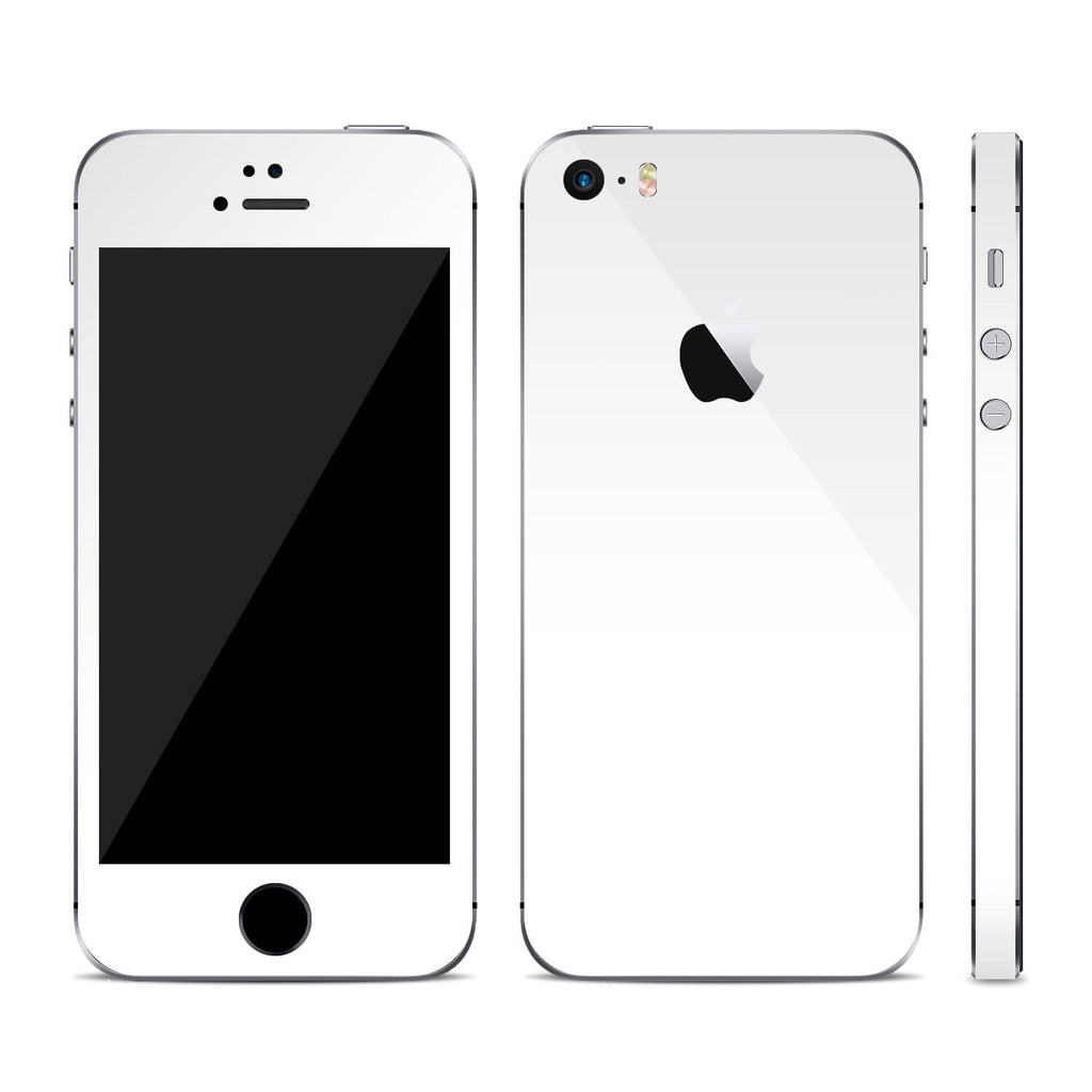 iPhone SE White Gloss Skins