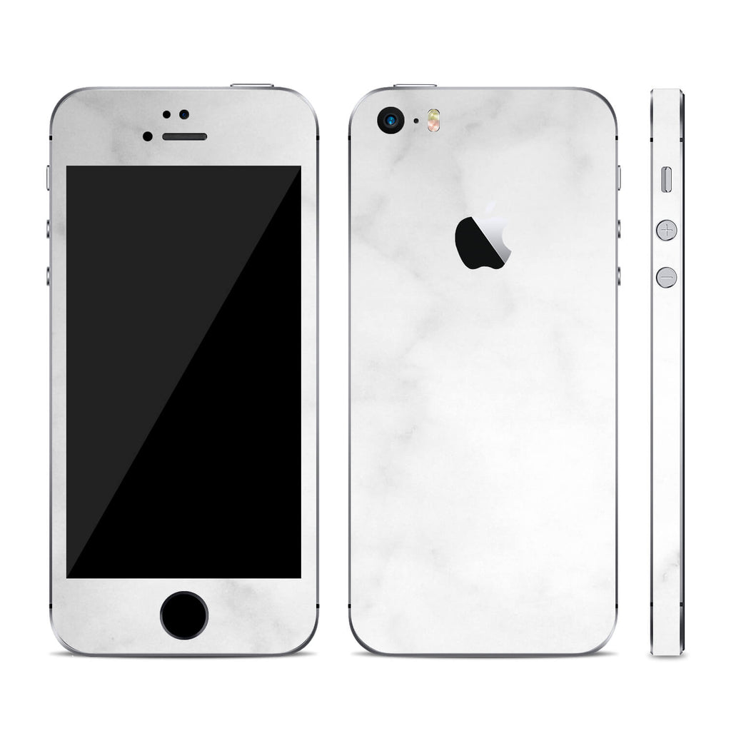 iPhone SE White Marble Skins