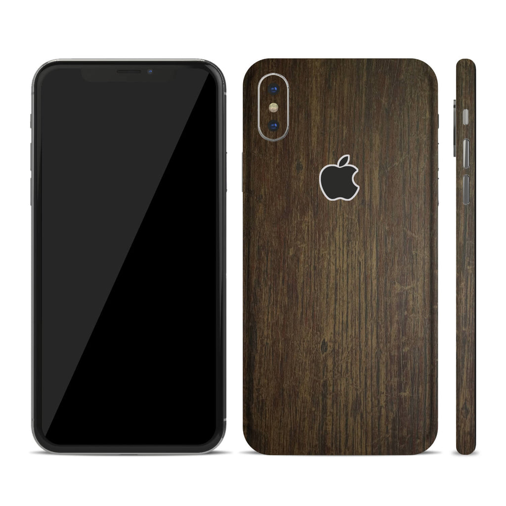 iPhone X Aged Oak Skins