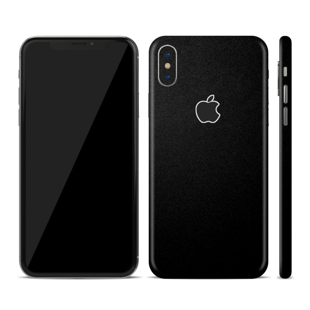 iPhone X Textured Matt Black Skin