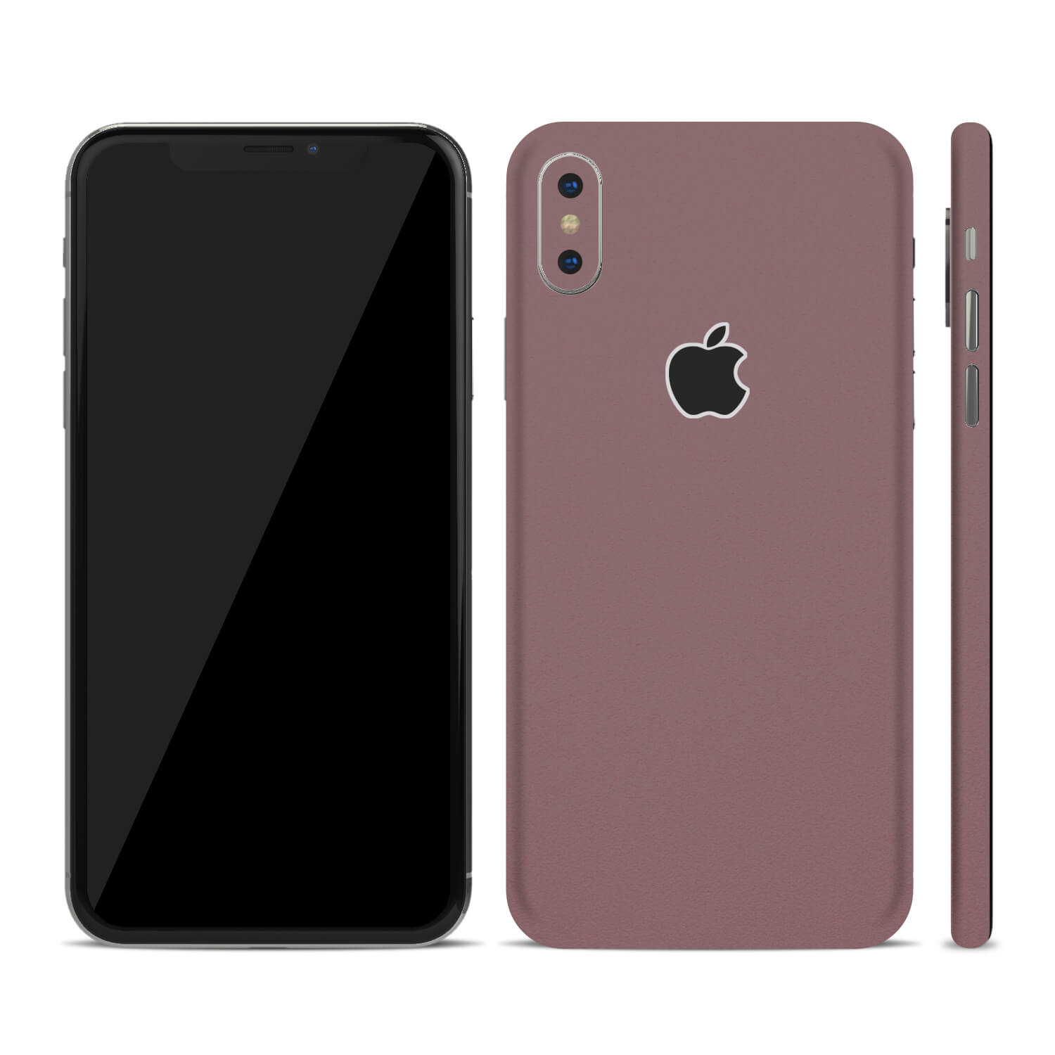 iPhone X Textured Matt Mulberry  Skins