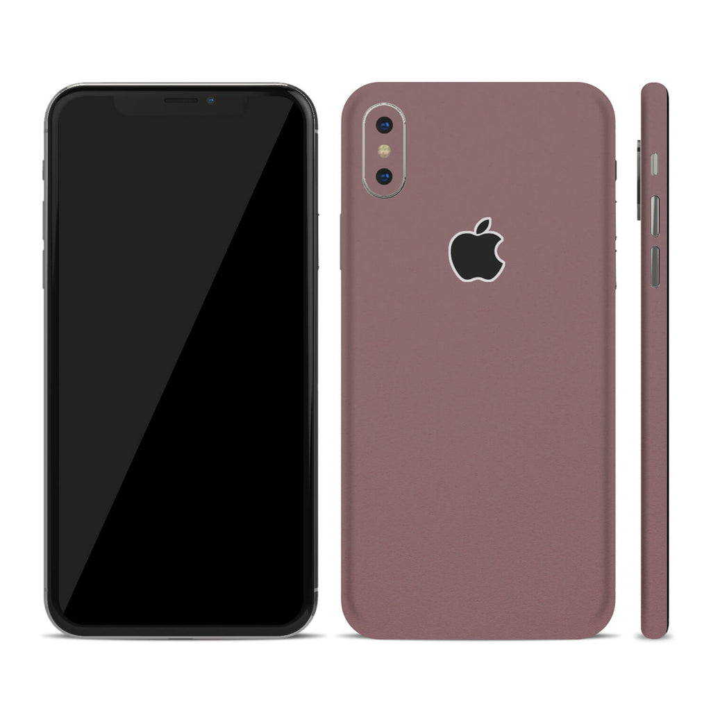 iPhone X Textured Matt Mulberry  Skins
