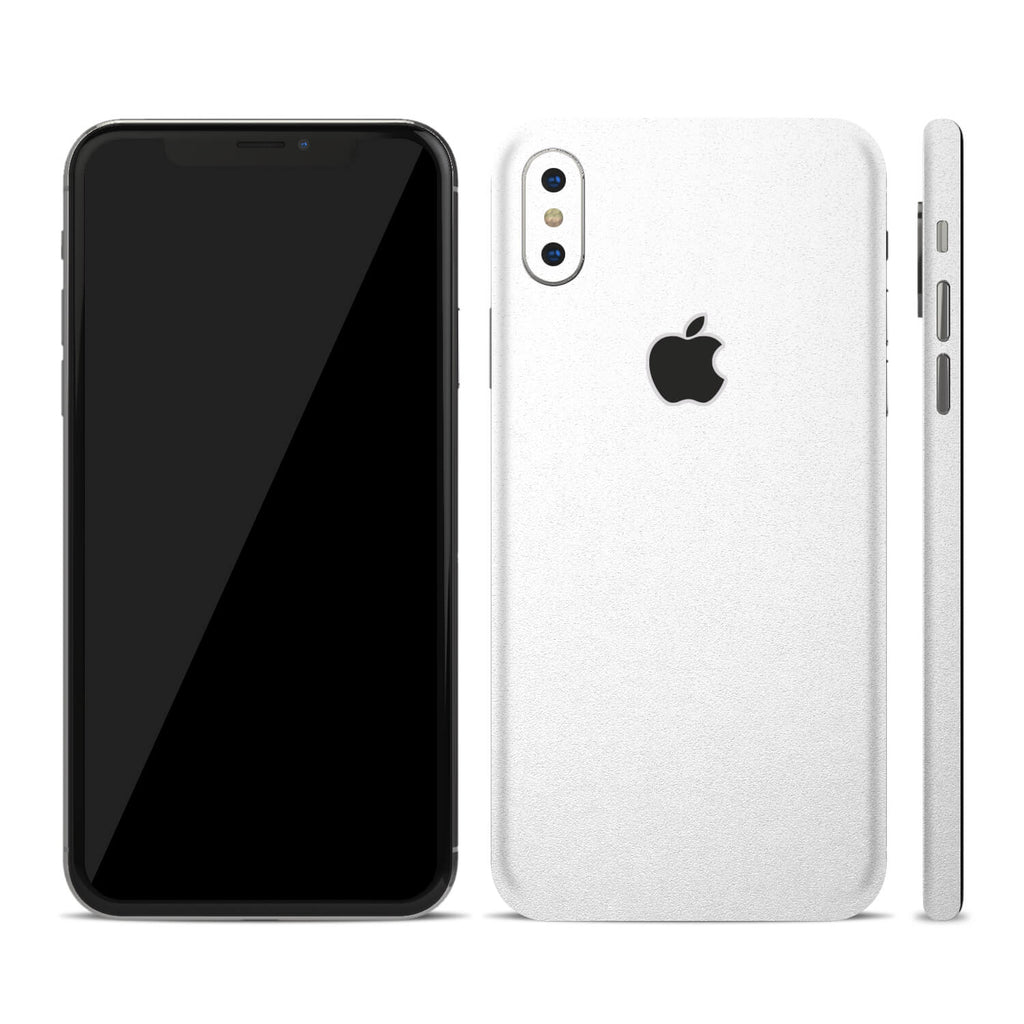 iPhone X Textured Matt White Skin