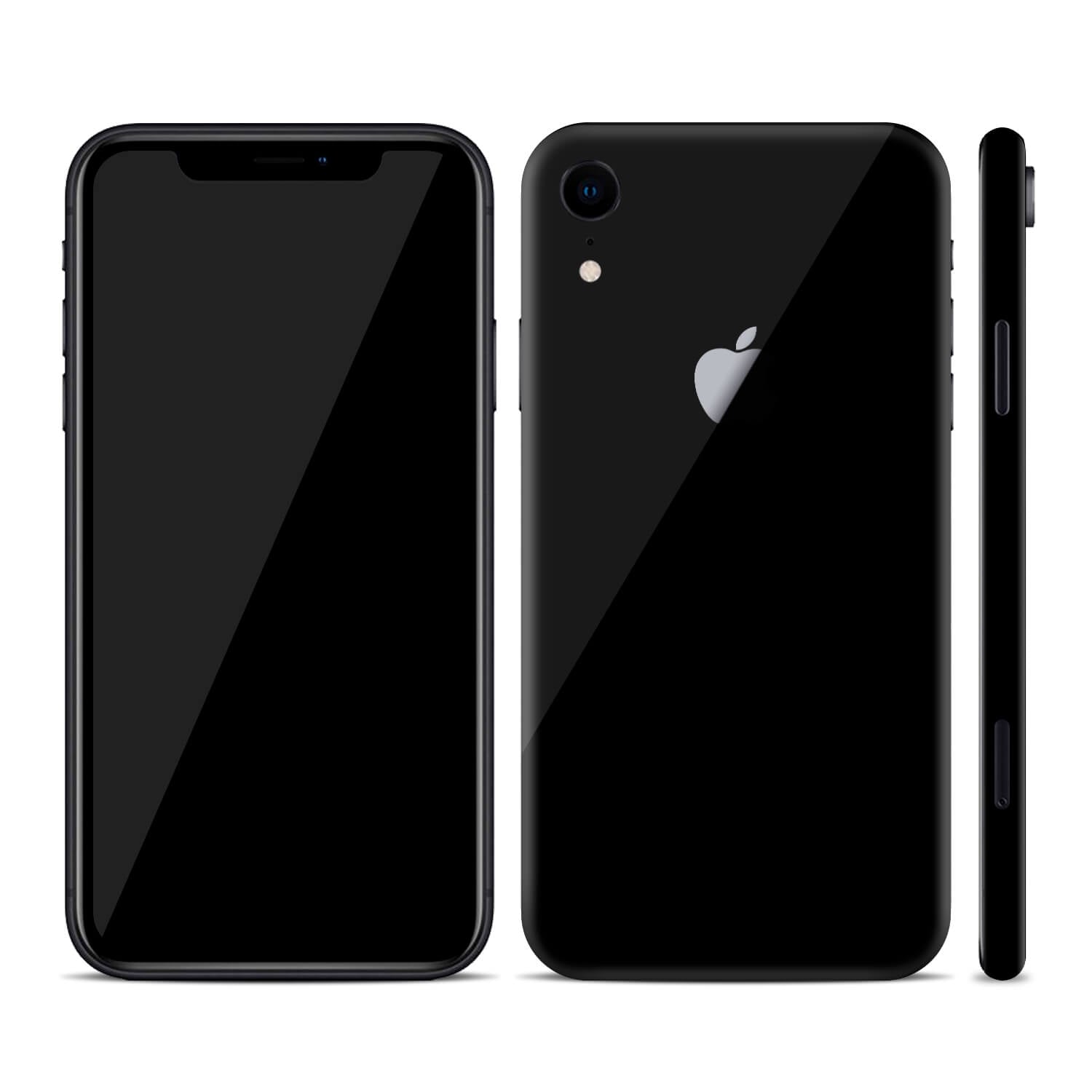iPhone XR Black Gloss Skins