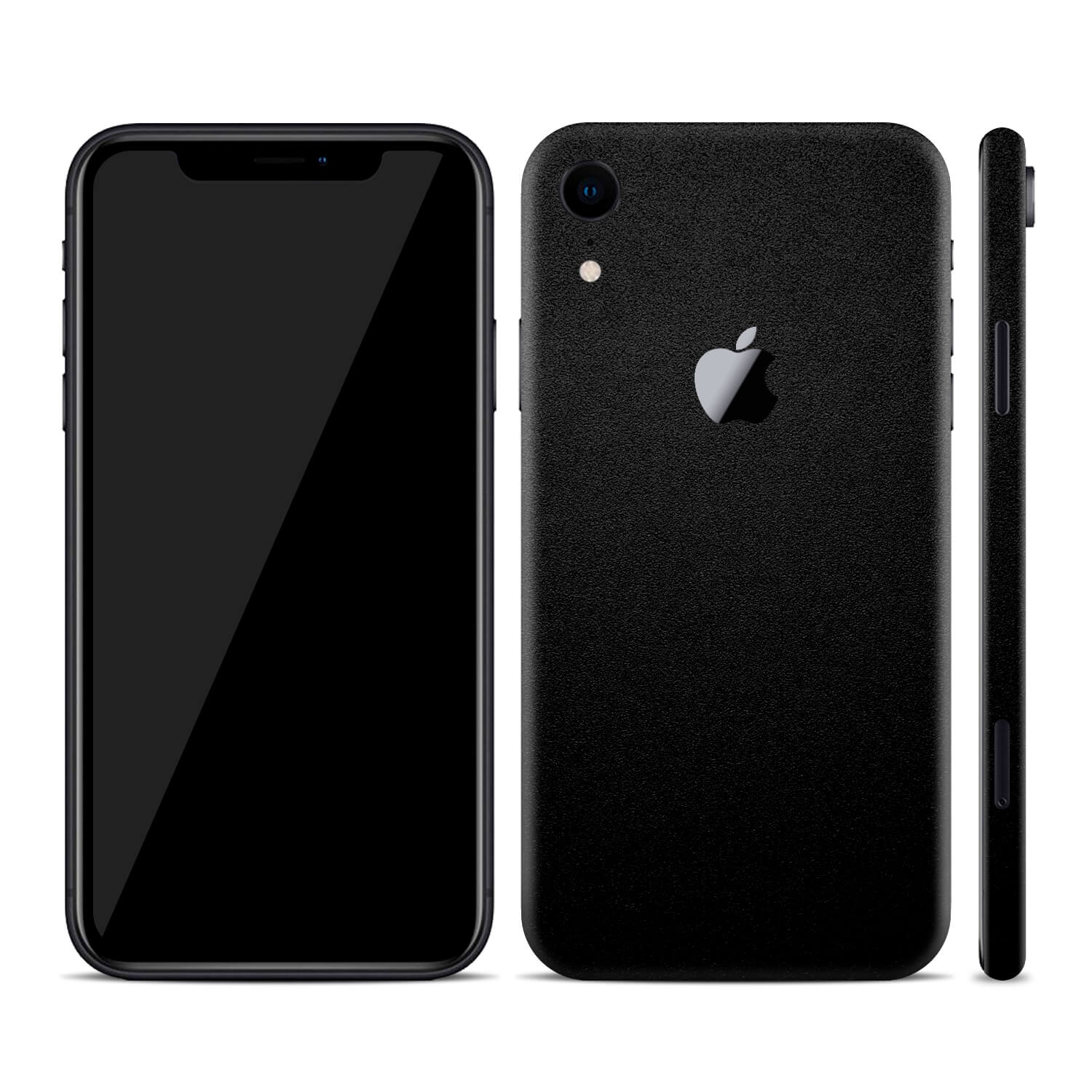 iPhone XR Textured Matt Black Skins