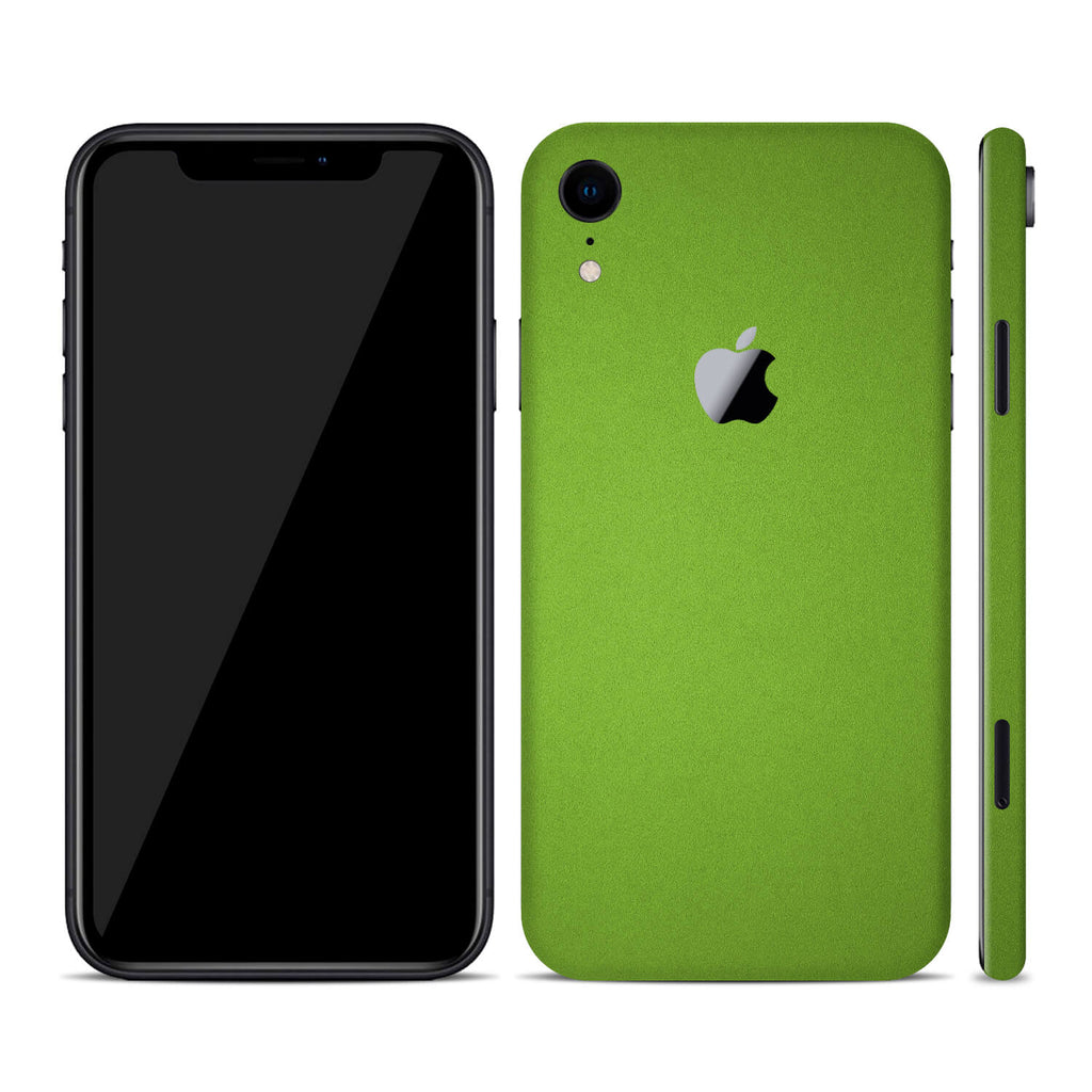 iPhone XR Textured Matt Green Skins