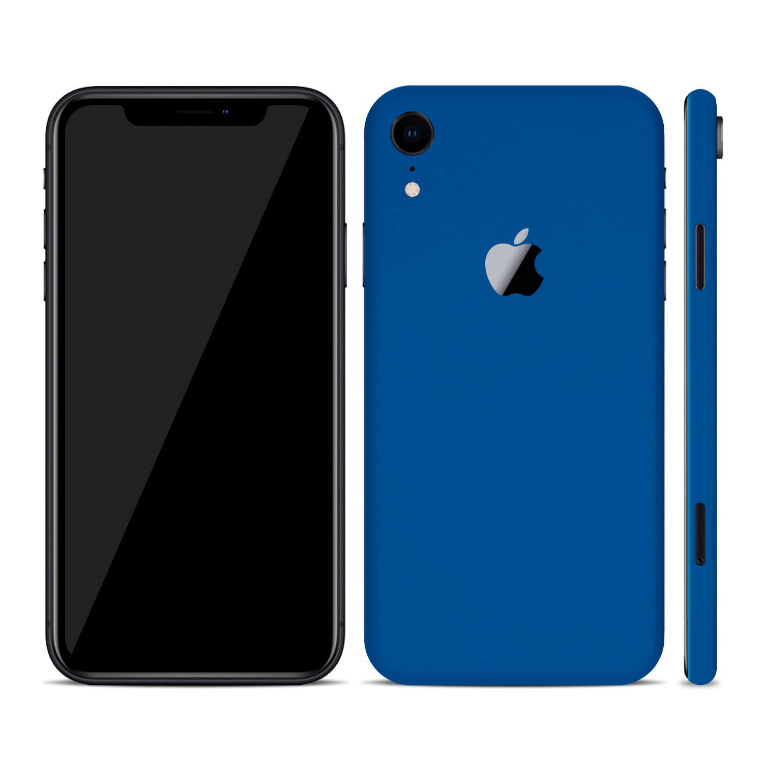 iPhone XR Textured Matt Royal Blue Skins