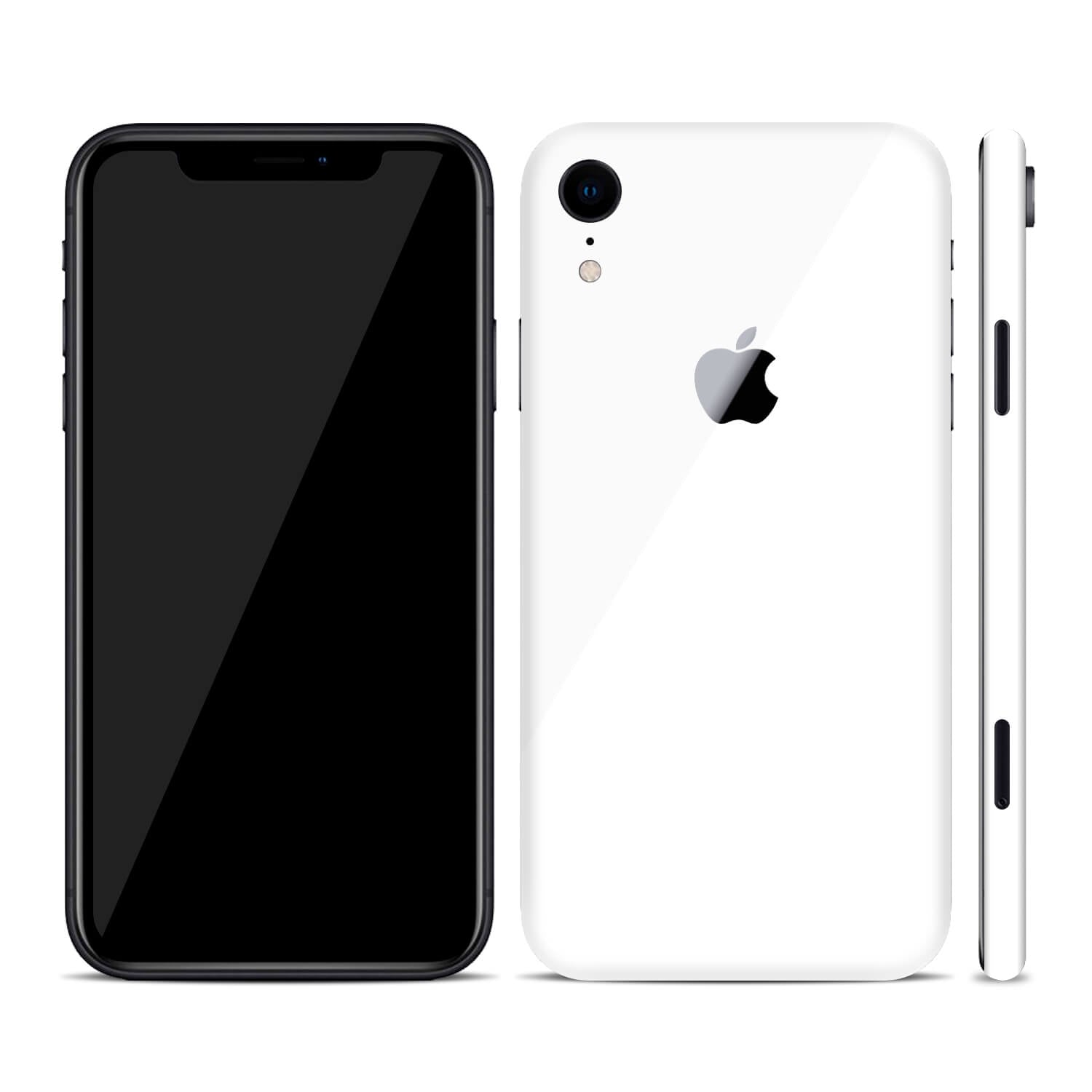 iPhone XR White Gloss Skins