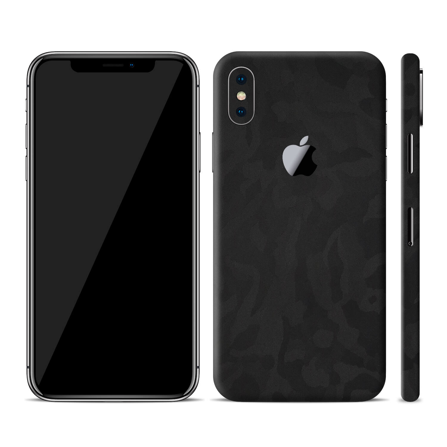 iPhone XS Black Camo Skins
