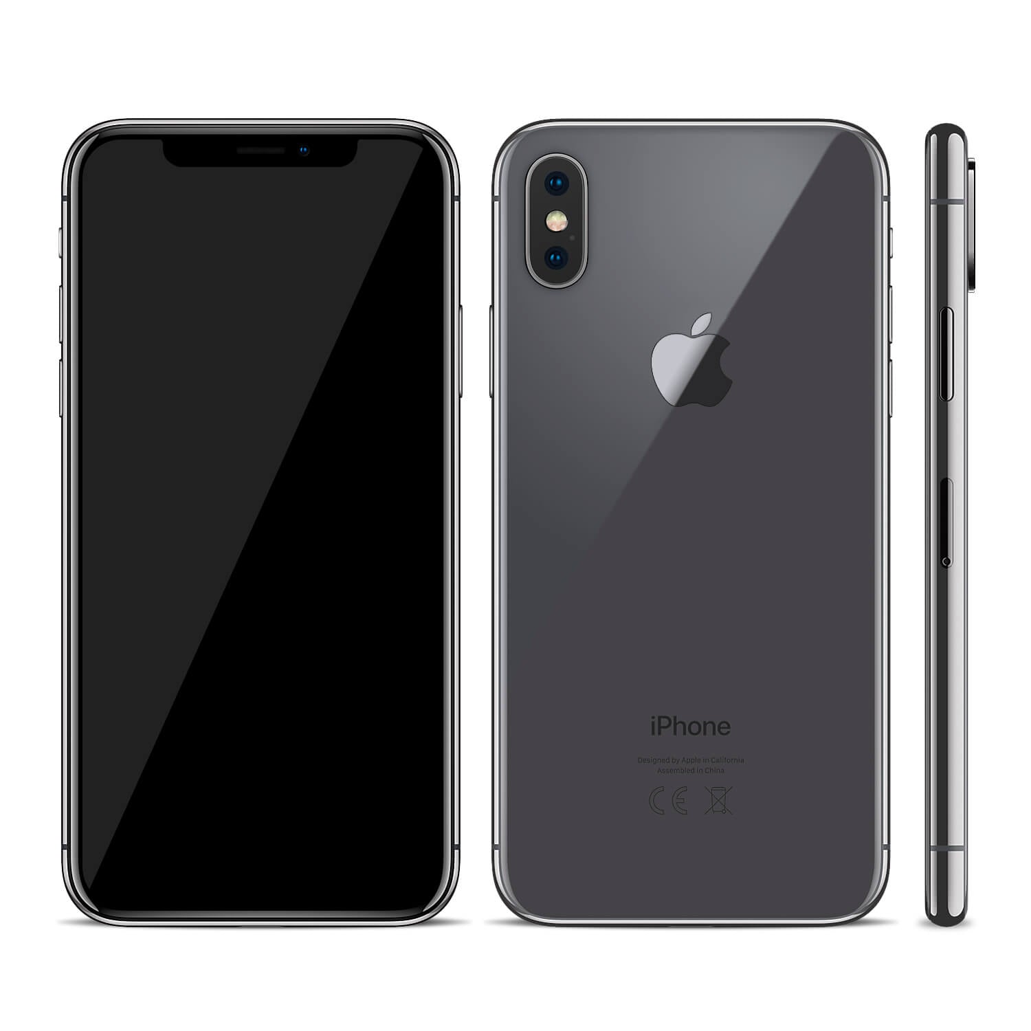 iPhone XS Max Clear Matt Skins