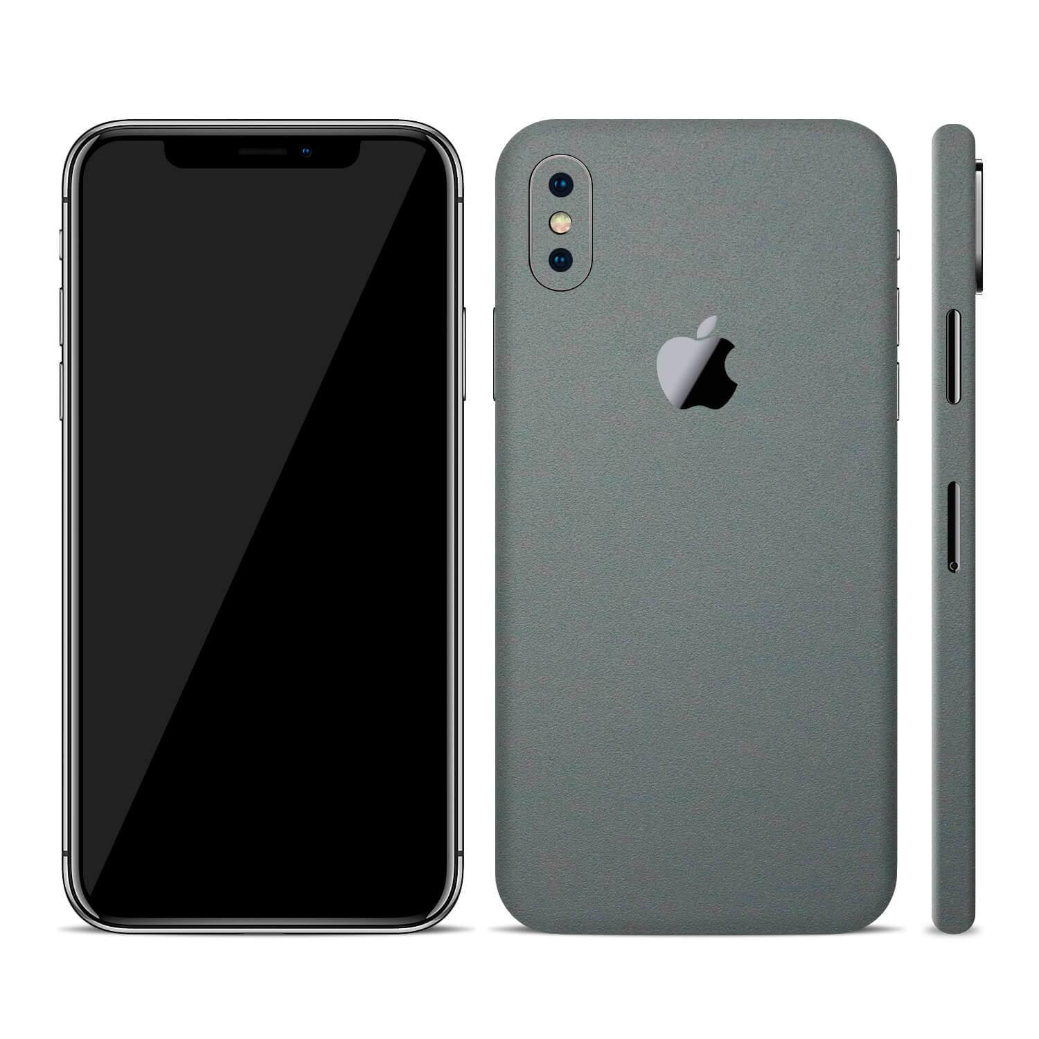 iPhone XS Textured Matt Grey Skins
